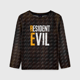 Детский лонгслив 3D с принтом RESIDENT EVIL VILLAGE ДЕРЕВН в городе Новоалтайск, 100% полиэстер | длинные рукава, круглый вырез горловины, полуприлегающий силуэт
 | horror | lady dimitrescu | resident evil | resident evil 8 | village | демитреска | деревня | димитреску | леди димитреска | обитель зла | резидент эвил | ресидент евил | хоррор