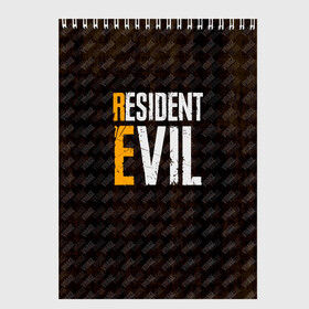 Скетчбук с принтом RESIDENT EVIL VILLAGE ДЕРЕВН в городе Новоалтайск, 100% бумага
 | 48 листов, плотность листов — 100 г/м2, плотность картонной обложки — 250 г/м2. Листы скреплены сверху удобной пружинной спиралью | horror | lady dimitrescu | resident evil | resident evil 8 | village | демитреска | деревня | димитреску | леди димитреска | обитель зла | резидент эвил | ресидент евил | хоррор