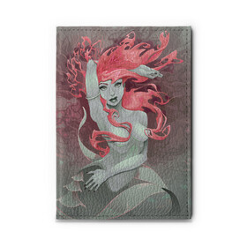 Обложка для автодокументов с принтом Красивая русалочка Beautiful mermaid в городе Новоалтайск, натуральная кожа |  размер 19,9*13 см; внутри 4 больших “конверта” для документов и один маленький отдел — туда идеально встанут права | mermaid | naiad | nymph | rusalka | ведява | водяница | восточнославянская мифология | дух | лесовица | мифология | морская дева | нимфа | русал | русалии | русалка | русалочка | ундина | фараонка