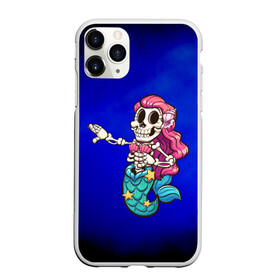 Чехол для iPhone 11 Pro матовый с принтом Русалка скелет Mermaid skeleton в городе Новоалтайск, Силикон |  | mermaid | naiad | nymph | rusalka | ведява | водяница | восточнославянская мифология | дух | лесовица | мифология | морская дева | нимфа | русал | русалии | русалка | русалочка | ундина | фараонка