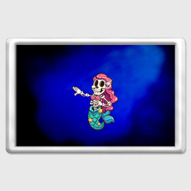 Магнит 45*70 с принтом Русалка скелет Mermaid skeleton в городе Новоалтайск, Пластик | Размер: 78*52 мм; Размер печати: 70*45 | Тематика изображения на принте: mermaid | naiad | nymph | rusalka | ведява | водяница | восточнославянская мифология | дух | лесовица | мифология | морская дева | нимфа | русал | русалии | русалка | русалочка | ундина | фараонка