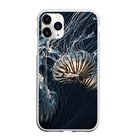 Чехол для iPhone 11 Pro матовый с принтом Рисунок медуза в городе Новоалтайск, Силикон |  | Тематика изображения на принте: medusa | арт | животные | медузы | рисунок | рыбы | щупальца