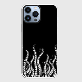 Чехол для iPhone 13 Pro Max с принтом Octopus Щупальца в городе Новоалтайск,  |  | Тематика изображения на принте: animal | beast | kraken | ocean | octopus | sea | ship | water | вода | животные | звери | корабль | кракен | море | океан | осьминог | рыбы | чб | щупальца
