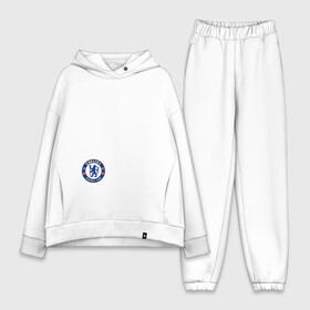 Женский костюм хлопок Oversize с принтом Челси Champions в городе Новоалтайск,  |  | champions | chelsea | football | london | soccer | uefa | world cup | лига чемпионов | лондон | форма | формы | футбол | челси
