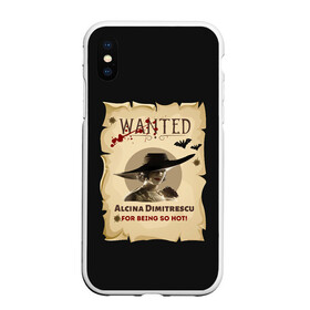 Чехол для iPhone XS Max матовый с принтом Розыск. Леди Димитреску в городе Новоалтайск, Силикон | Область печати: задняя сторона чехла, без боковых панелей | biohazard | evil | resident | umbrella | village | альсина | амбрелла | беневенто | биохазард | деревня | димитреску | донна | дочь | евил | итан | карл | леди | матерь | миранда | моро | резидент | румыния | сальваторе