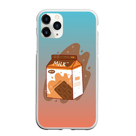 Чехол для iPhone 11 Pro Max матовый с принтом Шоколадное молоко в коробке в городе Новоалтайск, Силикон |  | еда | коробка | молоко | молочко | персик | персиковое молоко
