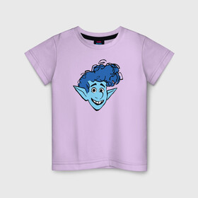 Детская футболка хлопок с принтом Onward | Ian Lightfoot в городе Новоалтайск, 100% хлопок | круглый вырез горловины, полуприлегающий силуэт, длина до линии бедер | disney | ian | ian lightfoot | onward | pixar | vdzabma | айан | айан лайтфут | вперёд | дисней | пиксар