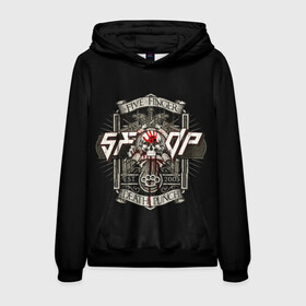 Мужская толстовка 3D с принтом Five Finger Death Punch в городе Новоалтайск, 100% полиэстер | двухслойный капюшон со шнурком для регулировки, мягкие манжеты на рукавах и по низу толстовки, спереди карман-кенгуру с мягким внутренним слоем. | Тематика изображения на принте: 5fdp | ffdp | five finger death punch | metal | music | rock | альтернатива | группы | метал | музыка | музыкальная группа | рок | рок музыка | хеви метал