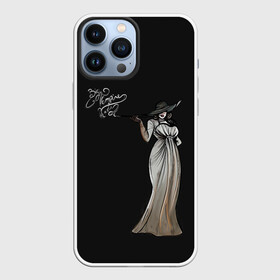 Чехол для iPhone 13 Pro Max с принтом Big Vampire Lady в городе Новоалтайск,  |  | Тематика изображения на принте: biohazard | evil | resident | umbrella | village | альсина | амбрелла | беневенто | биохазард | деревня | димитреску | донна | дочь | евил | итан | карл | леди | матерь | миранда | моро | резидент | румыния | сальваторе
