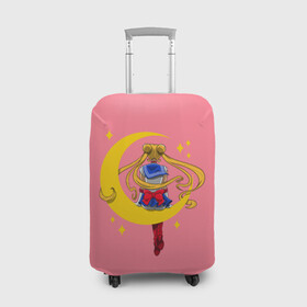 Чехол для чемодана 3D с принтом Sailor Moon в городе Новоалтайск, 86% полиэфир, 14% спандекс | двустороннее нанесение принта, прорези для ручек и колес | ami | chibiusa | haruka | hotaru | makoto | minako | moon | rei | sailor | usagi | ами | артемис | венера | луна | макото | марс | меркурий | минако | мичиру | момару | мун | плутон | принц | рэй | сатурн | сейлор | серенити | сецуна 