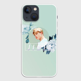 Чехол для iPhone 13 mini с принтом Чимин в цветах в городе Новоалтайск,  |  | bts | pop | битиэс | бтс | ви | джей хоуп | джонгук | корейцы | музыка | поп | попса | рм | чимин | чин сюги