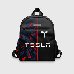 Детский рюкзак 3D с принтом TESLA MOTORS | ТЕСЛА в городе Новоалтайск, 100% полиэстер | лямки с регулируемой длиной, сверху петелька, чтобы рюкзак можно было повесить на вешалку. Основное отделение закрывается на молнию, как и внешний карман. Внутри дополнительный карман. По бокам два дополнительных кармашка | Тематика изображения на принте: brand | car | elon mask | s3xy | tesla | авто | бренд | илон | илон маск | маск | машина | тесла | электрокар