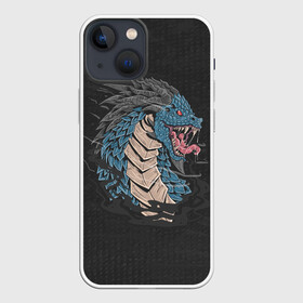 Чехол для iPhone 13 mini с принтом Дракон в городе Новоалтайск,  |  | dragon | дракон | драконами | драконом | дракоша | иероглиф | мифология | на черном