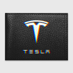 Обложка для студенческого билета с принтом TESLA MOTORS GLITCH ТЕСЛА в городе Новоалтайск, натуральная кожа | Размер: 11*8 см; Печать на всей внешней стороне | Тематика изображения на принте: brand | car | elon mask | s3xy | tesla | авто | бренд | илон | илон маск | маск | машина | тесла | электрокар