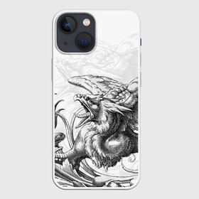 Чехол для iPhone 13 mini с принтом Грифон в городе Новоалтайск,  |  | monster | грифон | древний | животные | зверь | крылья | мифическое существо | монстр | птица | хищник
