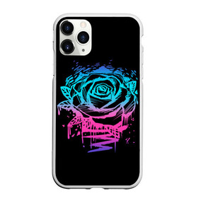 Чехол для iPhone 11 Pro матовый с принтом Неоновая Роза Neon Rose в городе Новоалтайск, Силикон |  | flower | flowers | green | nature | neon | pattern | red | rose | roses | spring | summer | весна | зеленый | краски | красная | лето | листва | листья | неон | неоновая | паттерн | природа | роза | розы | узор | фауна | флора | цветок | цветы