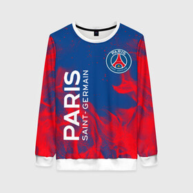 Женский свитшот 3D с принтом ФК ПСЖ PARIS SAINT GERMAIN в городе Новоалтайск, 100% полиэстер с мягким внутренним слоем | круглый вырез горловины, мягкая резинка на манжетах и поясе, свободная посадка по фигуре | fifa. | football | paris saint germain football club | psg | sport | uefa | английская премьер лига | лига финал | матч | спорт | уефа | финал | фифа | фк парии сен жермен | фк псж | футбол