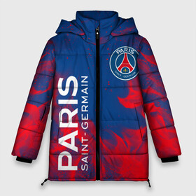 Женская зимняя куртка Oversize с принтом ФК ПСЖ PARIS SAINT GERMAIN в городе Новоалтайск, верх — 100% полиэстер; подкладка — 100% полиэстер; утеплитель — 100% полиэстер | длина ниже бедра, силуэт Оверсайз. Есть воротник-стойка, отстегивающийся капюшон и ветрозащитная планка. 

Боковые карманы с листочкой на кнопках и внутренний карман на молнии | fifa. | football | paris saint germain football club | psg | sport | uefa | английская премьер лига | лига финал | матч | спорт | уефа | финал | фифа | фк парии сен жермен | фк псж | футбол