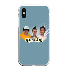 Чехол для iPhone XS Max матовый с принтом Blink 182 в городе Новоалтайск, Силикон | Область печати: задняя сторона чехла, без боковых панелей | duck tape | mark hoppus | matt skiba | music | pop | punk | rock | travis barker
