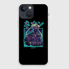 Чехол для iPhone 13 mini с принтом Neon Moon в городе Новоалтайск,  |  | ami | chibiusa | makoto | minako | moon | neon | rei | sailor | usagi | ами | артемис | венера | луна | макото | марс | меркурий | минако | мичиру | момару | мун | неон | плутон | принц | рэй | сатурн | сейлор | серенити | сецуна | ур