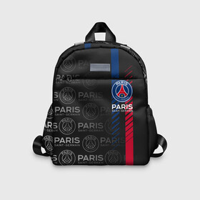 Детский рюкзак 3D с принтом ФК ПСЖ   PARIS SAINT GERMAIN в городе Новоалтайск, 100% полиэстер | лямки с регулируемой длиной, сверху петелька, чтобы рюкзак можно было повесить на вешалку. Основное отделение закрывается на молнию, как и внешний карман. Внутри дополнительный карман. По бокам два дополнительных кармашка | fifa. | football | paris saint germain football club | psg | sport | uefa | английская премьер лига | лига финал | матч | спорт | уефа | финал | фифа | фк парии сен жермен | фк псж | футбол