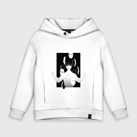 Детское худи Oversize хлопок с принтом V whith masks в городе Новоалтайск, френч-терри — 70% хлопок, 30% полиэстер. Мягкий теплый начес внутри —100% хлопок | боковые карманы, эластичные манжеты и нижняя кромка, капюшон на магнитной кнопке | bts | pop | битиэс | бтс | ви | джей хоуп | джонгук | корейцы | музыка | поп | попса | рм | чимин | чин сюги