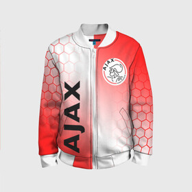 Детский бомбер 3D с принтом FC AJAX AMSTERDAM / ФК АЯКС в городе Новоалтайск, 100% полиэстер | застегивается на молнию, по бокам два кармана без застежек, мягкие манжеты, по низу бомбера и на воротнике — эластичная резинка | ajax amsterdam | fifa | football | football club. | sport | uefa | английская премьер лига | аякс амстердам | лига финал | матч | спорт | уефа | финал | фифа | футбол | футбольный клуб