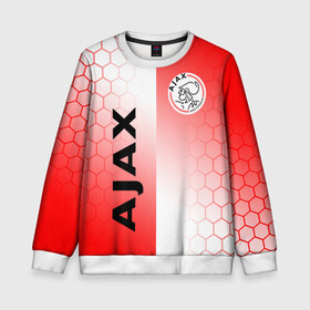 Детский свитшот 3D с принтом FC AJAX AMSTERDAM ФК АЯКС в городе Новоалтайск, 100% полиэстер | свободная посадка, прямой крой, мягкая тканевая резинка на рукавах и понизу свитшота | ajax amsterdam | fifa | football | football club. | sport | uefa | английская премьер лига | аякс амстердам | лига финал | матч | спорт | уефа | финал | фифа | футбол | футбольный клуб