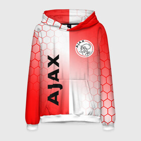 Мужская толстовка 3D с принтом FC AJAX AMSTERDAM ФК АЯКС в городе Новоалтайск, 100% полиэстер | двухслойный капюшон со шнурком для регулировки, мягкие манжеты на рукавах и по низу толстовки, спереди карман-кенгуру с мягким внутренним слоем. | Тематика изображения на принте: ajax amsterdam | fifa | football | football club. | sport | uefa | английская премьер лига | аякс амстердам | лига финал | матч | спорт | уефа | финал | фифа | футбол | футбольный клуб