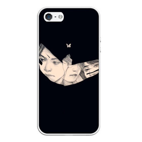 Чехол для iPhone 5/5S матовый с принтом BTS Butterfly в городе Новоалтайск, Силикон | Область печати: задняя сторона чехла, без боковых панелей | bts | pop | битиэс | бтс | ви | джей хоуп | джонгук | корейцы | музыка | поп | попса | рм | чимин | чин сюги