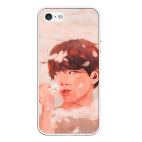 Чехол для iPhone 5/5S матовый с принтом J-Hope ART в городе Новоалтайск, Силикон | Область печати: задняя сторона чехла, без боковых панелей | bts | pop | битиэс | бтс | ви | джей хоуп | джонгук | корейцы | музыка | поп | попса | рм | чимин | чин сюги