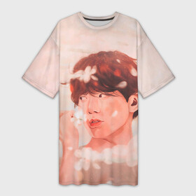 Платье-футболка 3D с принтом J Hope ART в городе Новоалтайск,  |  | bts | pop | битиэс | бтс | ви | джей хоуп | джонгук | корейцы | музыка | поп | попса | рм | чимин | чин сюги