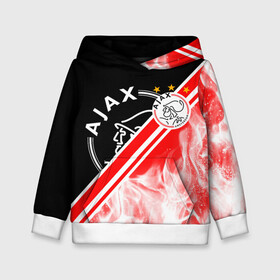 Детская толстовка 3D с принтом FC AJAX AMSTERDAM / ФК АЯКС в городе Новоалтайск, 100% полиэстер | двухслойный капюшон со шнурком для регулировки, мягкие манжеты на рукавах и по низу толстовки, спереди карман-кенгуру с мягким внутренним слоем | ajax amsterdam | fifa | football | football club. | sport | uefa | английская премьер лига | аякс амстердам | лига финал | матч | спорт | уефа | финал | фифа | футбол | футбольный клуб