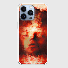 Чехол для iPhone 13 Pro с принтом Озарение в городе Новоалтайск,  |  | Тематика изображения на принте: иллюстрация | картина | красная | молодежная | портрет | со смыслом | стиль
