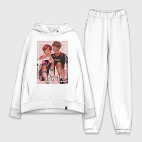 Женский костюм хлопок Oversize с принтом BTS Vogue в городе Новоалтайск,  |  | bts | pop | битиэс | бтс | ви | джей хоуп | джонгук | корейцы | музыка | поп | попса | рм | чимин | чин сюги