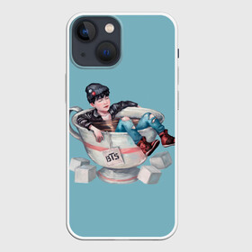 Чехол для iPhone 13 mini с принтом BTS in cup в городе Новоалтайск,  |  | bts | pop | битиэс | бтс | ви | джей хоуп | джонгук | корейцы | музыка | поп | попса | рм | чимин | чин сюги