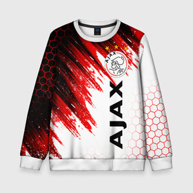 Детский свитшот 3D с принтом FC AJAX AMSTERDAM / ФК АЯКС в городе Новоалтайск, 100% полиэстер | свободная посадка, прямой крой, мягкая тканевая резинка на рукавах и понизу свитшота | ajax amsterdam | fifa | football | football club. | sport | uefa | английская премьер лига | аякс амстердам | лига финал | матч | спорт | уефа | финал | фифа | футбол | футбольный клуб