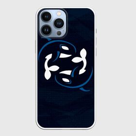 Чехол для iPhone 13 Pro Max с принтом Косатки в городе Новоалтайск,  |  | Тематика изображения на принте: whale | кит | киты | косатка | косатки | море | пара
