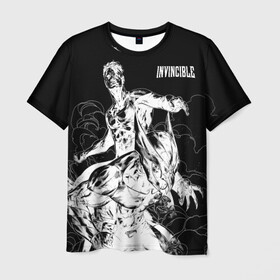 Мужская футболка 3D с принтом Неуязвимый (Invincible) в городе Новоалтайск, 100% полиэфир | прямой крой, круглый вырез горловины, длина до линии бедер | damien darkblood | invincible | дэмиен даркблад | мультсериал | непобедимый | неуязвимый