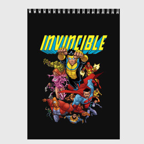 Скетчбук с принтом Неуязвимый Invincible в городе Новоалтайск, 100% бумага
 | 48 листов, плотность листов — 100 г/м2, плотность картонной обложки — 250 г/м2. Листы скреплены сверху удобной пружинной спиралью | Тематика изображения на принте: allen | atom | debbie | eve | girl | grayson | immortal | invincible | man | mark | monster | nolan | omni | атом | атомная | вильтрум | вильтрумит | воительница | грейсон | дебби | ева | костюм | марк | монстр | мэн | неуязвимый |