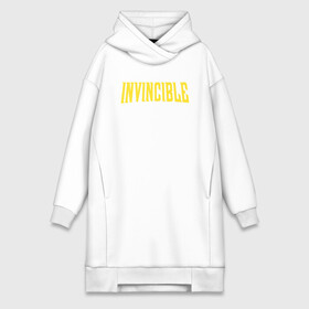 Платье-худи хлопок с принтом Invincible | Неуязвимый в городе Новоалтайск,  |  | allen | atom | debbie | eve | girl | grayson | immortal | invincible | man | mark | monster | nolan | omni | атом | атомная | вильтрум | вильтрумит | воительница | грейсон | дебби | ева | костюм | марк | монстр | мэн | неуязвимый |