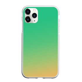 Чехол для iPhone 11 Pro матовый с принтом Зеленый и Желтый в городе Новоалтайск, Силикон |  | абстракция | желтый | зеленый | лето