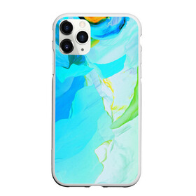Чехол для iPhone 11 Pro матовый с принтом Что то необычНое в городе Новоалтайск, Силикон |  | зеленый | лето | необычное | синий