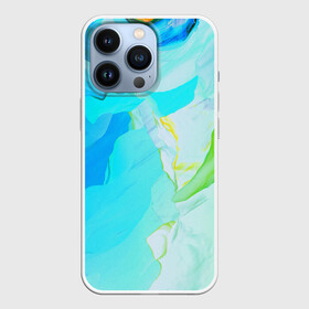 Чехол для iPhone 13 Pro с принтом Что то необычНое в городе Новоалтайск,  |  | зеленый | лето | необычное | синий