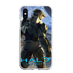Чехол для iPhone XS Max матовый с принтом Halo Infinite в городе Новоалтайск, Силикон | Область печати: задняя сторона чехла, без боковых панелей | game | games | halo | infinite | microsoft | xbox