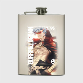 Фляга с принтом Gurren Lagann Kamina в городе Новоалтайск, металлический корпус | емкость 0,22 л, размер 125 х 94 мм. Виниловая наклейка запечатывается полностью | Тематика изображения на принте: gurren | gurren lagann | kamina | kittan bachika | nia teppelin | simon | yoko littner | гуррен | гуррен лаганн | симон