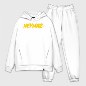 Мужской костюм хлопок OVERSIZE с принтом Neymar Jr logo в городе Новоалтайск,  |  | brazil | champions | fifa | junior | neymar | neymar jr | paris saint germain | psg | uefa | бразилия | джуниор | младший | наймар | неймар | пари сен жермен | петух | псж | сборная бразилии | уефа | фифа | футбик | футбол 