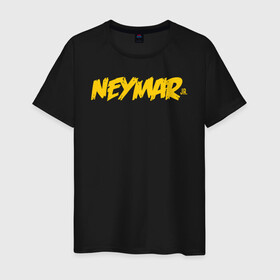 Мужская футболка хлопок с принтом Neymar Jr logo в городе Новоалтайск, 100% хлопок | прямой крой, круглый вырез горловины, длина до линии бедер, слегка спущенное плечо. | brazil | champions | fifa | junior | neymar | neymar jr | paris saint germain | psg | uefa | бразилия | джуниор | младший | наймар | неймар | пари сен жермен | петух | псж | сборная бразилии | уефа | фифа | футбик | футбол 