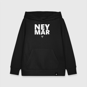 Детская толстовка хлопок с принтом Neymar Jr white logo в городе Новоалтайск, 100% хлопок | Круглый горловой вырез, эластичные манжеты, пояс, капюшен | Тематика изображения на принте: brazil | champions | fifa | junior | neymar | neymar jr | paris saint germain | psg | uefa | бразилия | джуниор | младший | наймар | неймар | пари сен жермен | петух | псж | сборная бразилии | уефа | фифа | футбик | футбол 