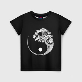 Детская футболка 3D с принтом Yin and Yang. Bonsai Tree в городе Новоалтайск, 100% гипоаллергенный полиэфир | прямой крой, круглый вырез горловины, длина до линии бедер, чуть спущенное плечо, ткань немного тянется | black | bonsai | buddhism | dualism | esotericism | evil | good | japan | negative | philosophy | positive | tree | white | yang | yin | zen | белое | бонсай | буддизм | дерево | дзен | добро | древо | дуализм | зло | инь | негатив | позитив | философия |